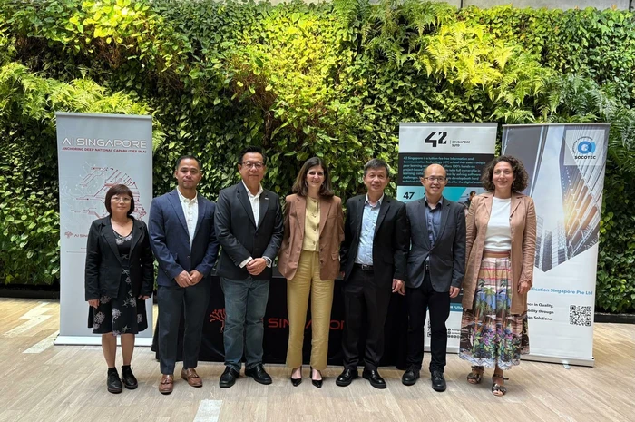 signing of a Memorandum of Understanding (MOU) between SOCOTEC Certification Singapore and AI Singapore (AISG)